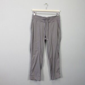 Lululemon Dance Studio Crop II Unlined 20" Women 6 Gray Jogger Pants Travel 240